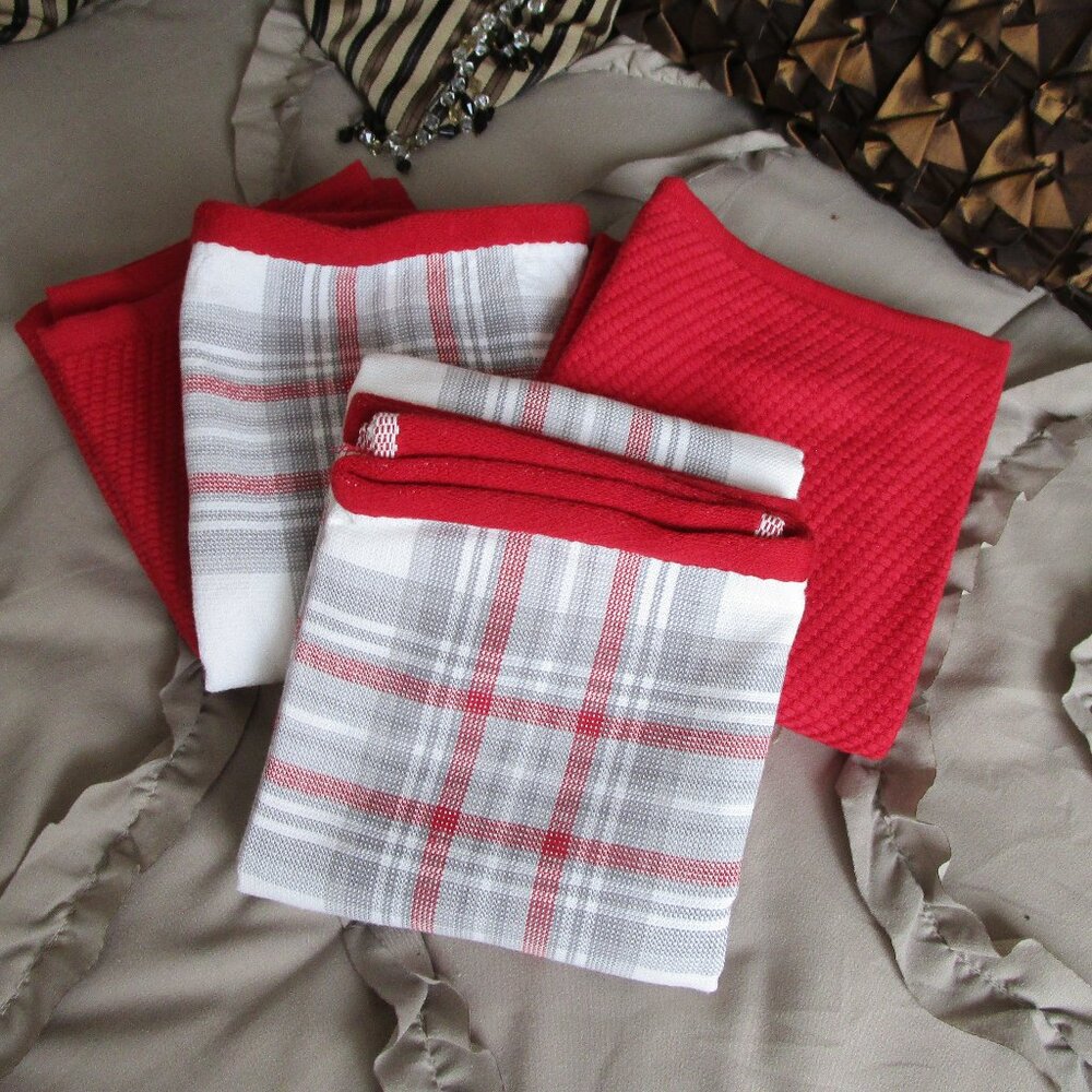 lot of 100% cotton kitchen towels